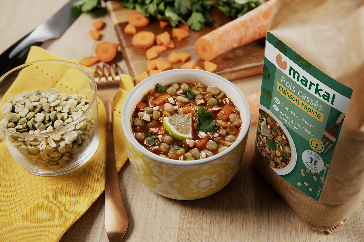 Curry de pois cassés